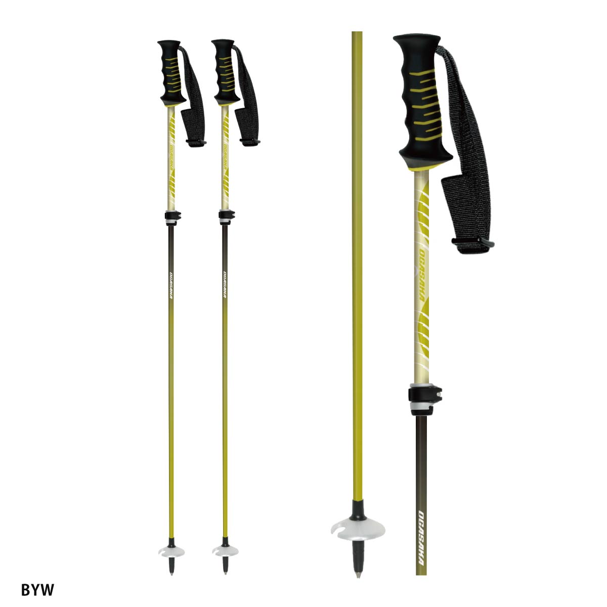 OGASAKA（オガサカ） スキー ポール ストック メンズ レディース 伸縮