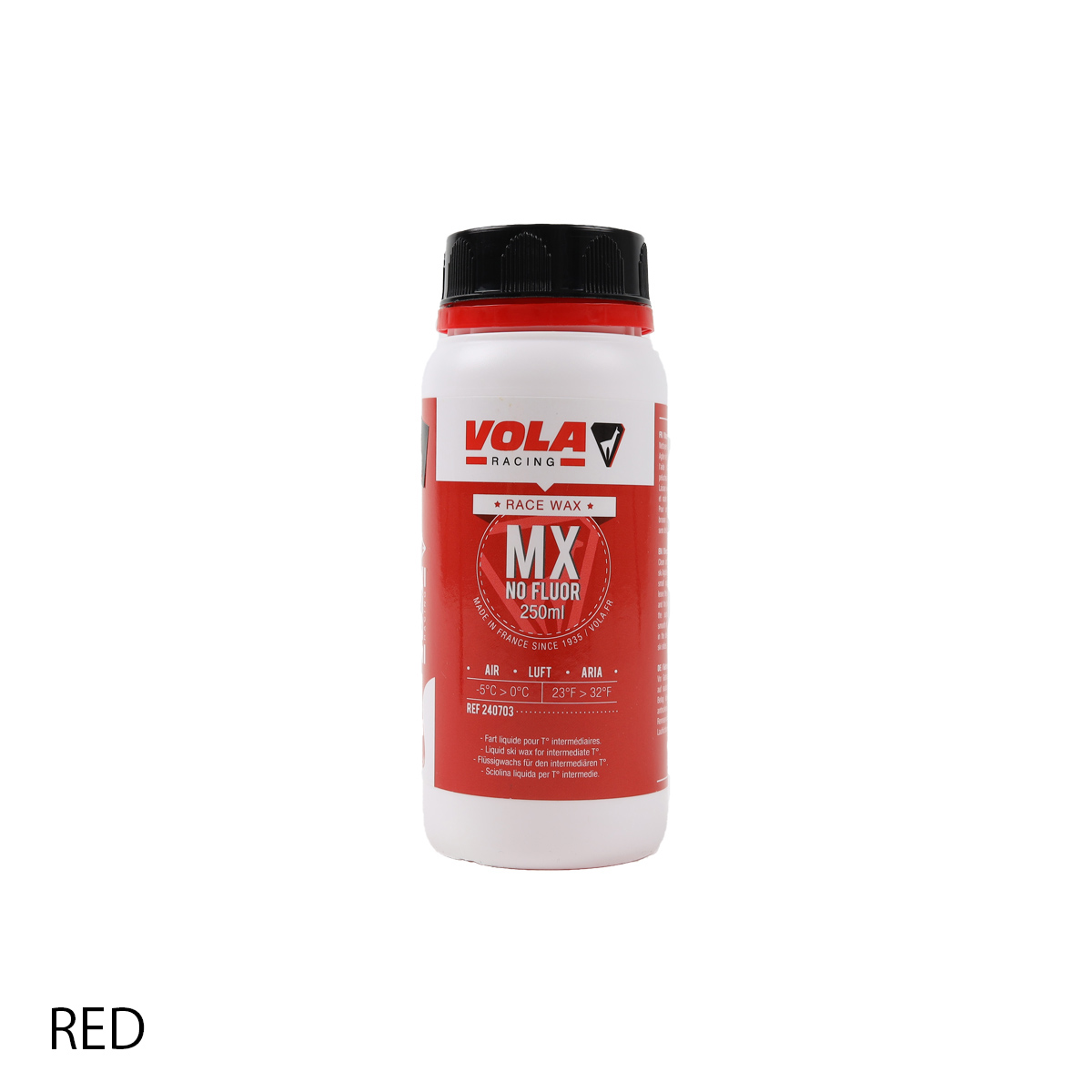 5日限定！全品P10倍！】VOLA ボラ リキッド ワックス MX NO FLUOR RED
