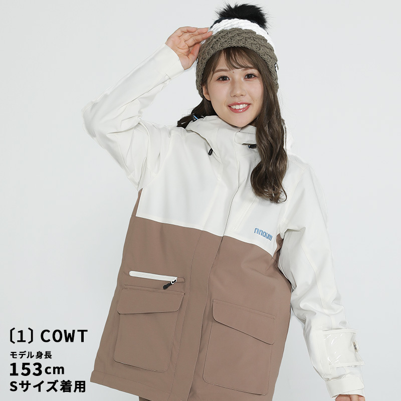 NNOUM スキーウェア ジャケット 単品 レディース スノーボードウェア