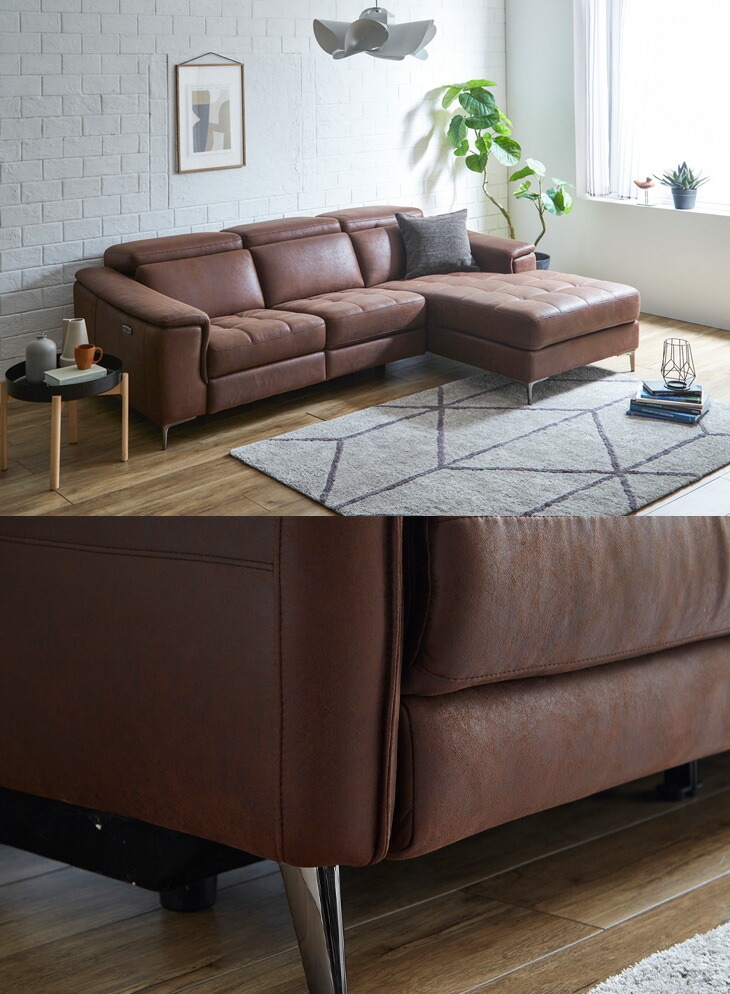 タンスのゲン 電動ソファー 3人掛け 電動ソファ リクライニング