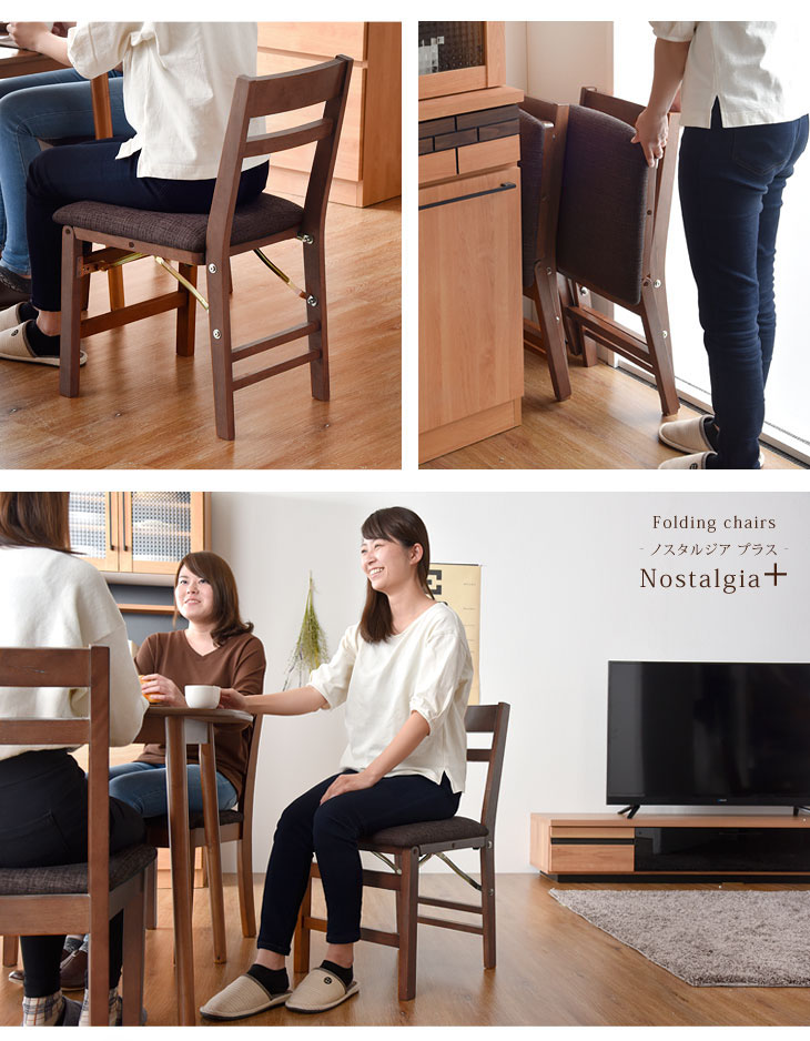 タンスのゲン 8日+5% ダイニングチェア 2脚セット 完成品 天然木 椅子