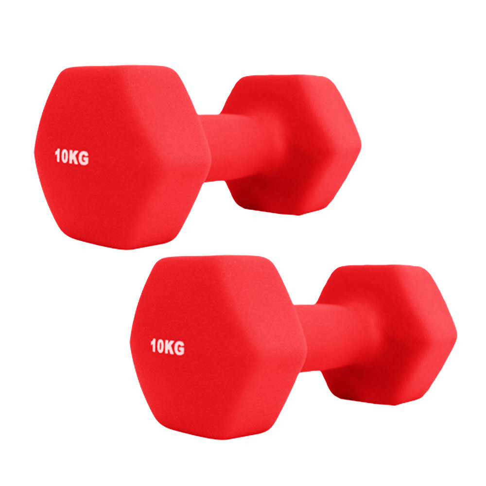 WEIMALL（ウェイモール） ダンベル セット カラーダンベル 10kg 2個