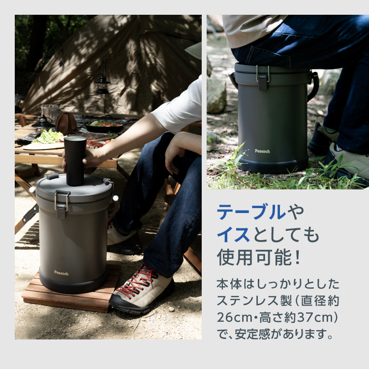 ピーコック魔法瓶工業 クーラーボックス 氷が7日間残る 最強保冷力 9.5