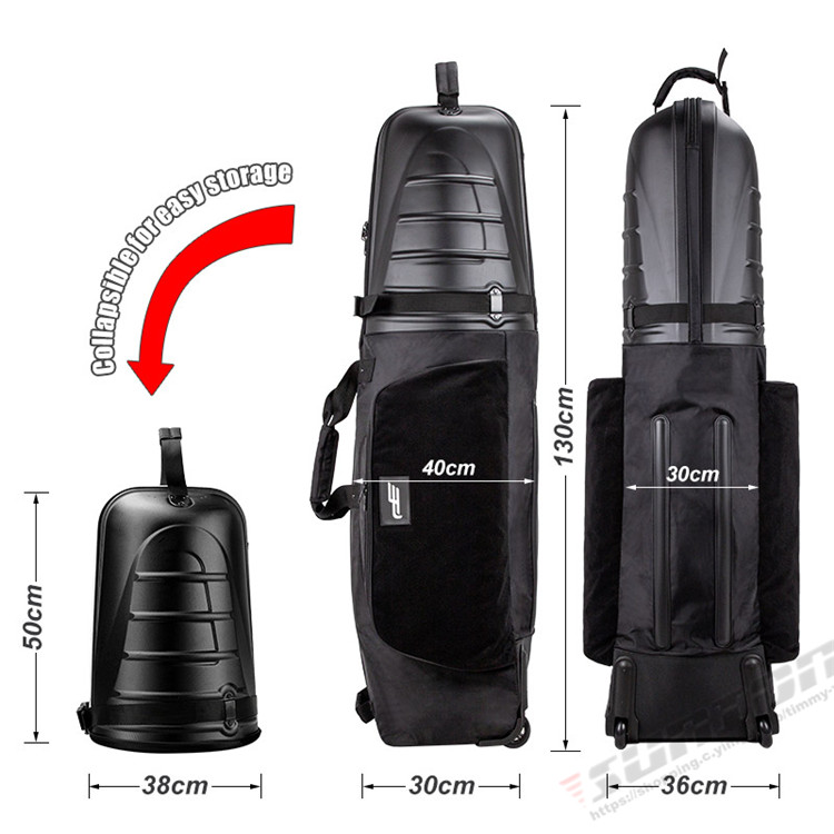 トラベルバッグ ゴルフ キャディバッグ カバー ローラー付き