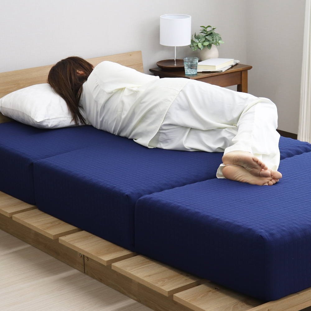 西川（nishikawa） 極厚三つ折り高反発マットレス布団 シングル 約97