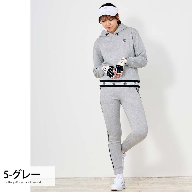 ゴルフウェア レディース 上下セットアップ gs GOLF スウェット
