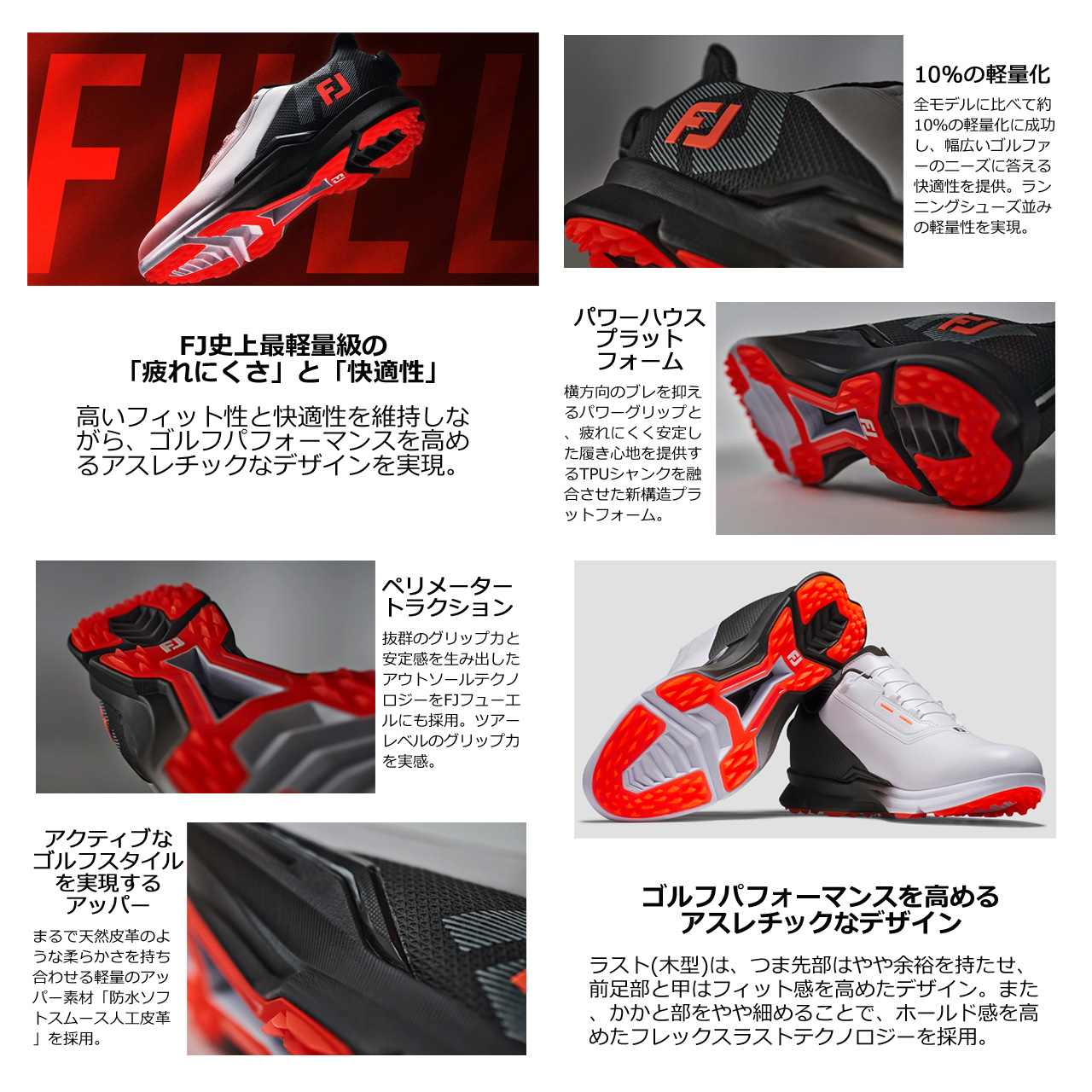 FootJoy（フットジョイ） FootJoy 25 FJ フューエル ボア 【ホワイト