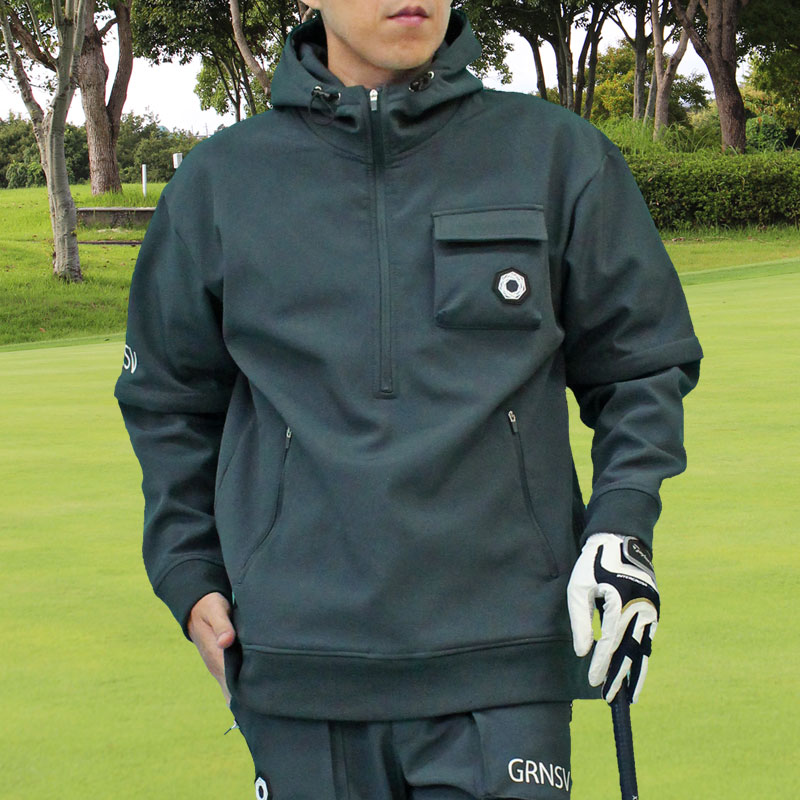 ゴルフジャケット メンズ ゴルフウェア スニードジャック フード