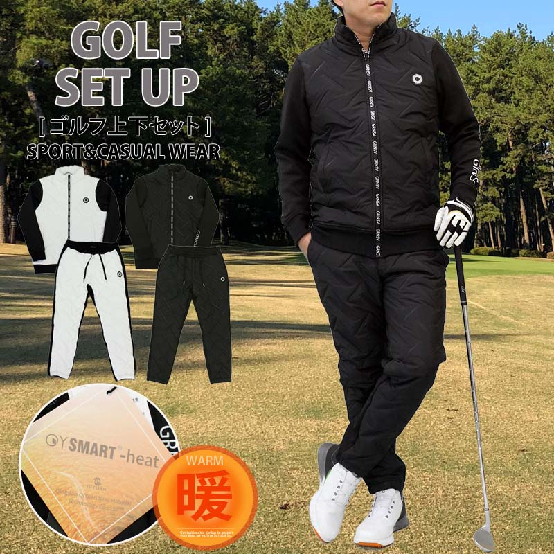 ゴルフ 中綿上下セットアップ メンズ ゴルフウェア GIORNO SEVEN