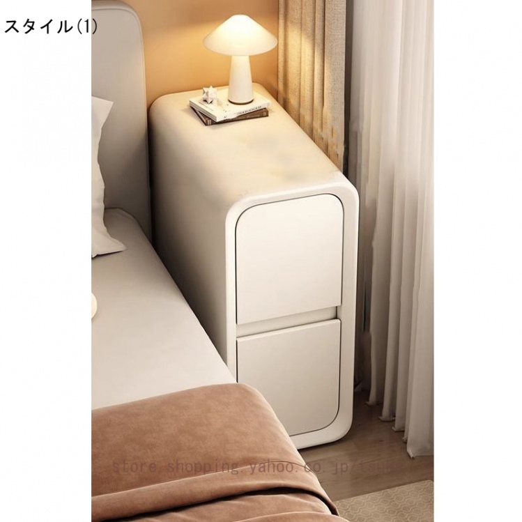 サイドテーブル 天然木 無垢材 ベッドサイドテーブル 小型 小規模住宅