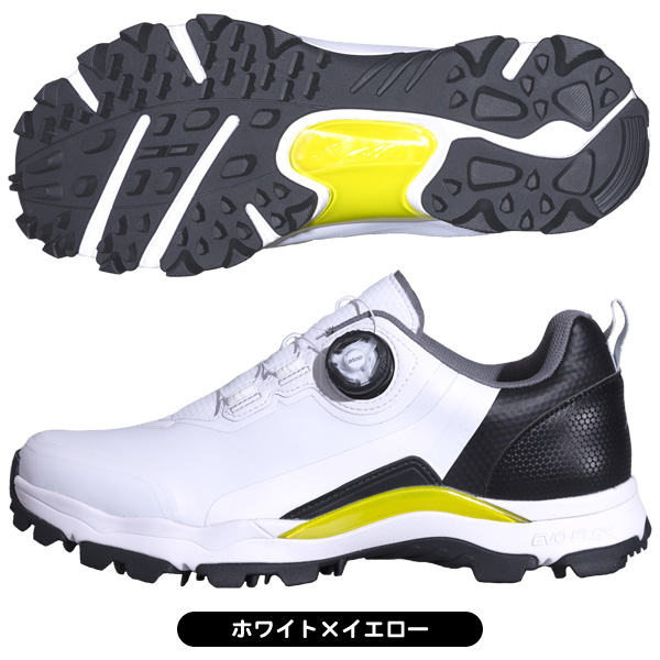 アクセル 2024 AXGS-24220EVO-G スパイクレス ゴルフシューズ : つるや