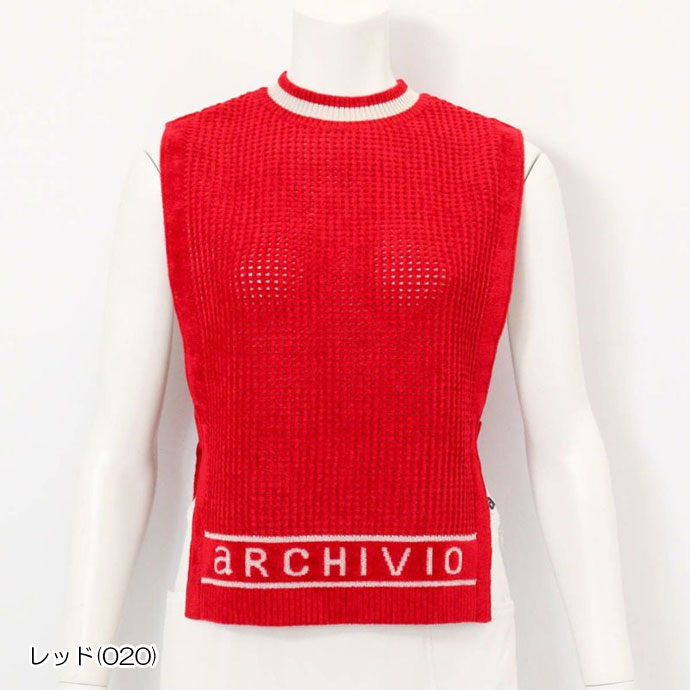 archivio（アルチビオ） ゴルフ レディース モールニットメッシュ