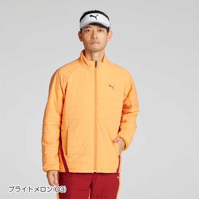 PUMA（プーマ） ゴルフ メンズ アウター ストレッチライト中綿スタンド