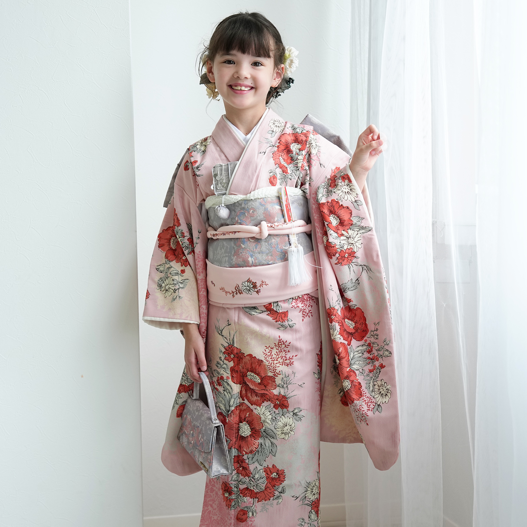 レンタル 七五三 着物 7歳 セット JILL STUART ジル・スチュアート