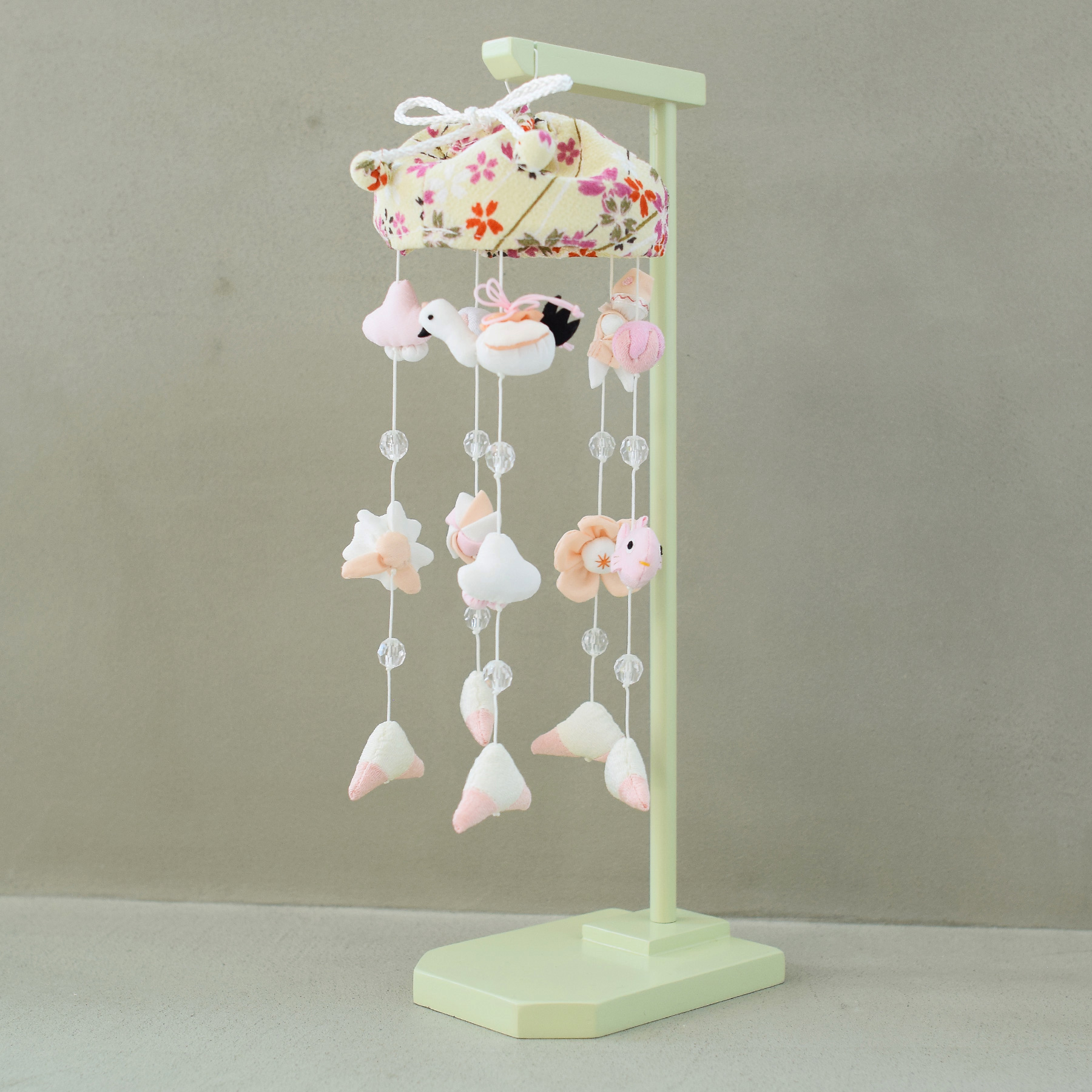 雛人形 つるし飾り つるし雛 ひな祭り 台座セット 3個つるし×5本＋