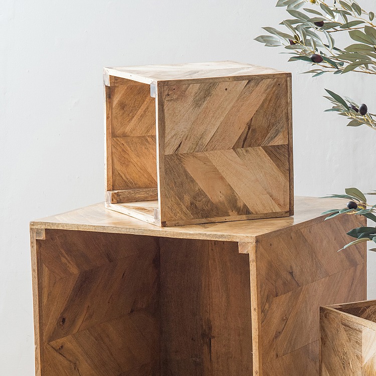 鉢カバー おしゃれ 8号 ヘリンボーンポットカバー 大型 植木鉢 8号鉢