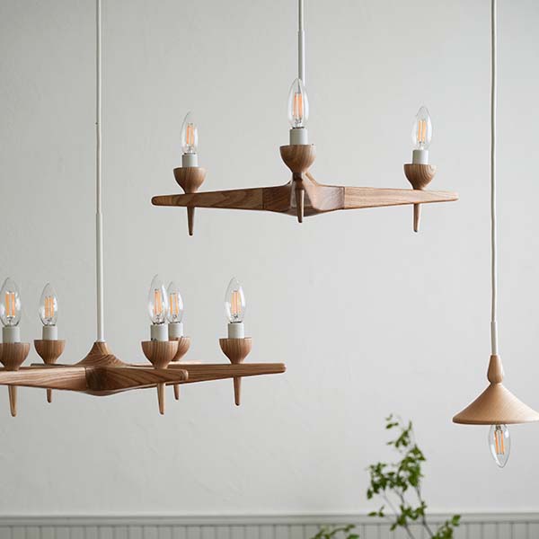 AXCIS アクシス sljd wood chandelier 3bulb スロイド ウッド