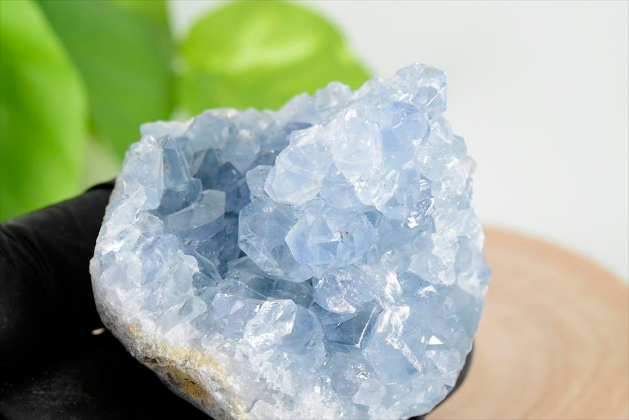 セレスタイト 天青石 クラスター (約227.2g) 原石 マダガスカル産 群晶