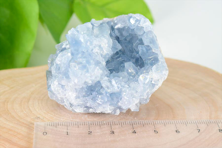 セレスタイト 天青石 クラスター (約227.2g) 原石 マダガスカル産 群晶