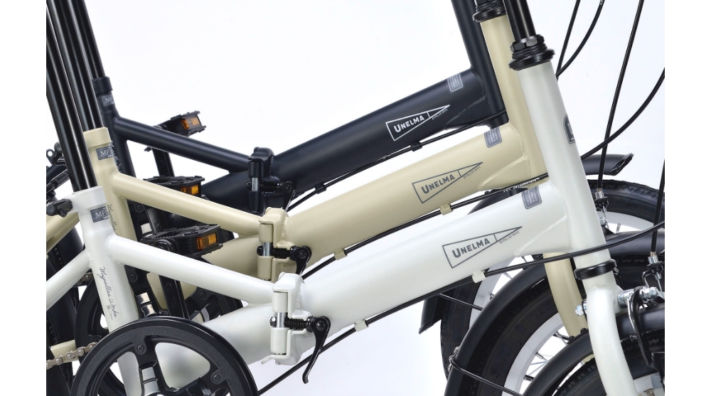 折畳自転車16 MF101 サンドベージュ/アイスグレー/ ミスティネイビー