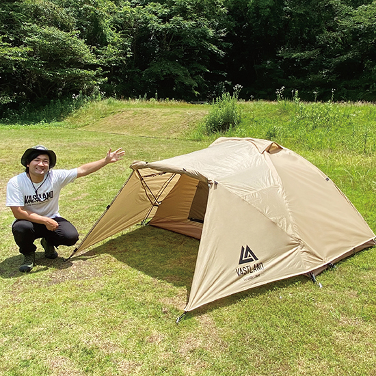 VASTLAND（ヴァストランド） ドーム型ツーリングテント ソロ 1〜2人用