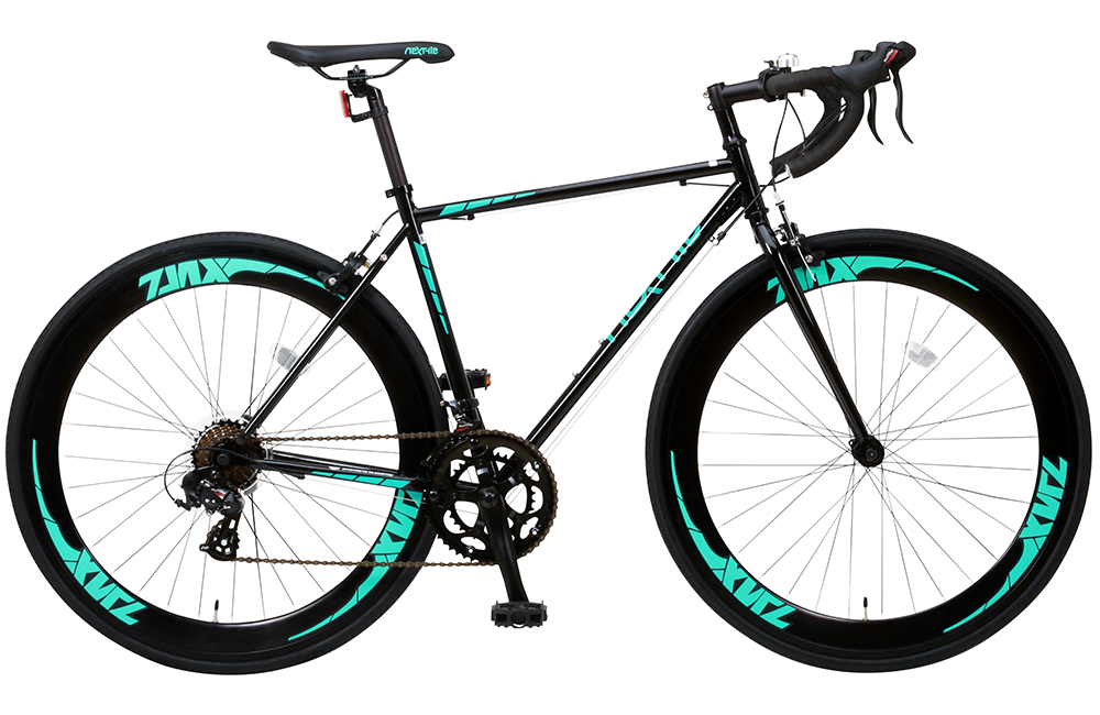 NEXTYLE ロードバイク 自転車 14段変速 軽量 クロモリフレーム STI