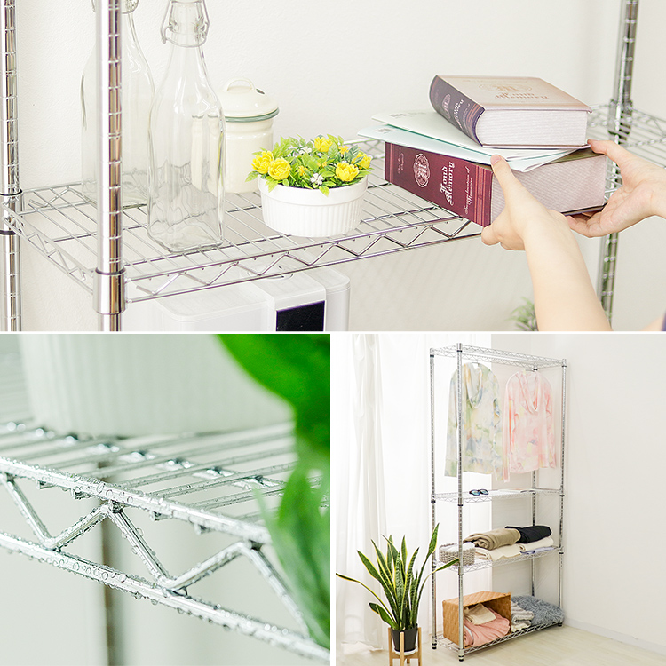 WEIMALL（ウェイモール） スチールラック メタルラック 幅90 奥行30 高