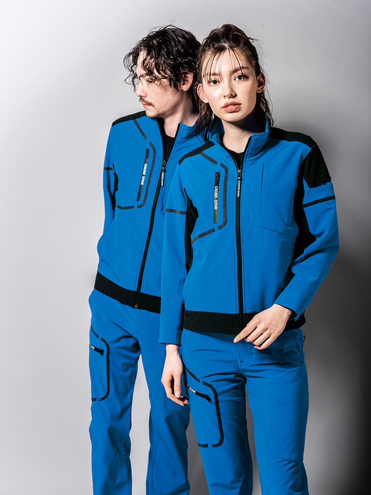 ジーベック（XEBEC） 作業服 上下セット ブルゾン 2520 3L ＆ カーゴ