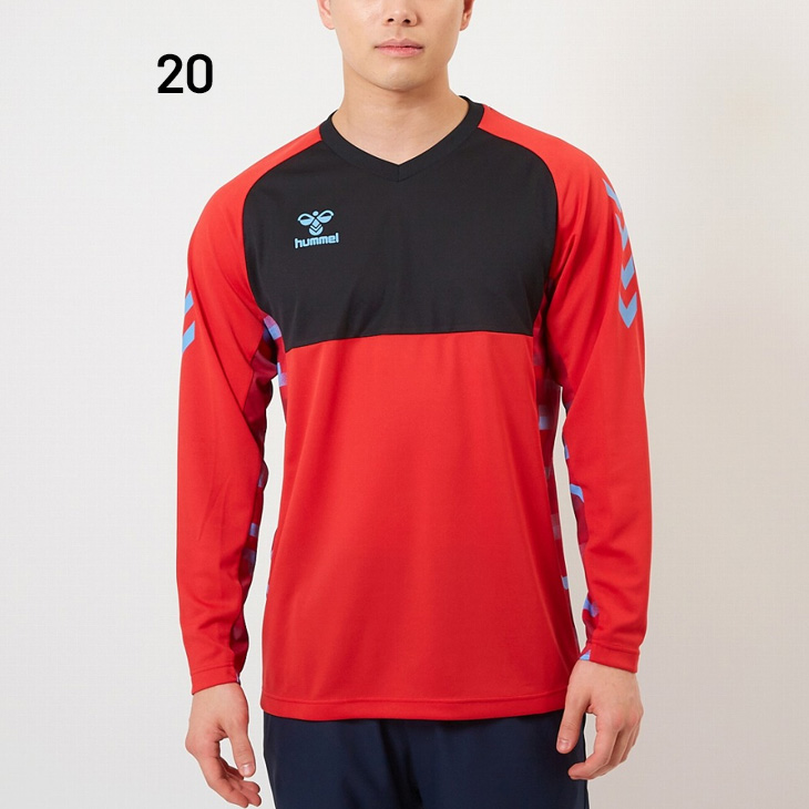 hummel（ヒュンメル） 長袖シャツ メンズ プラクティスシャツ Tシャツ