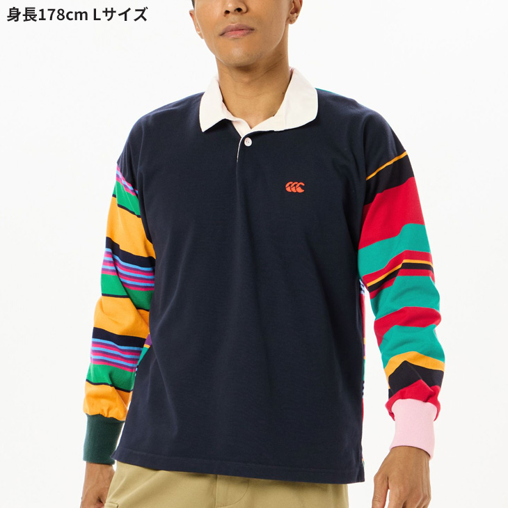 カンタベリー（Canterbury） ラガーシャツ 長袖 メンズ ユニセックス
