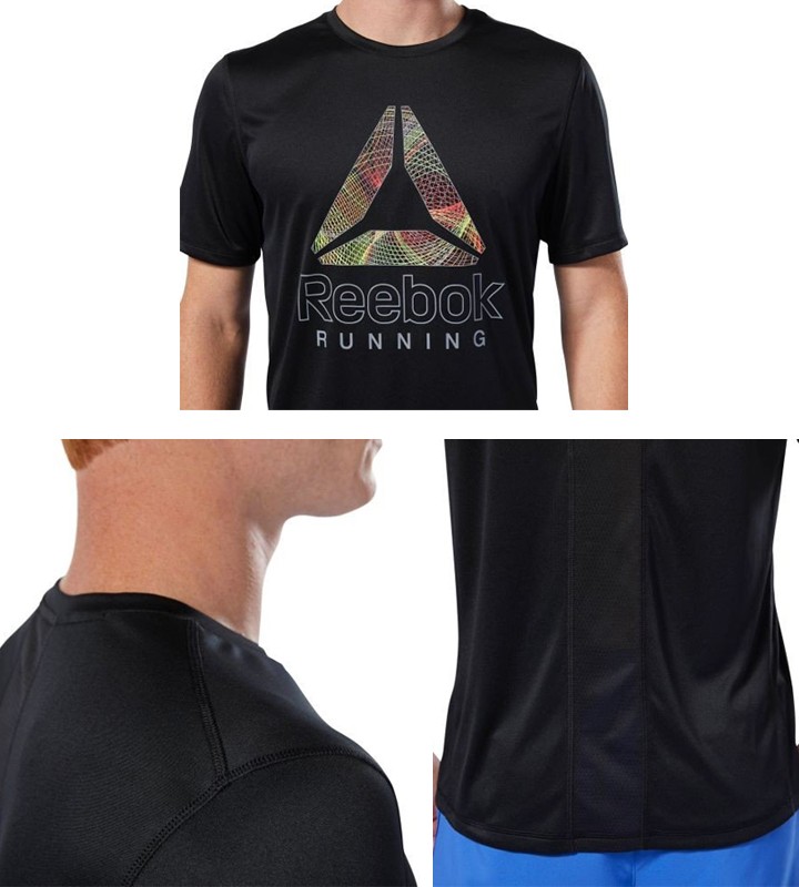 Reebok（リーボック） ランニングウェア 3点セット メンズ 半袖Tシャツ