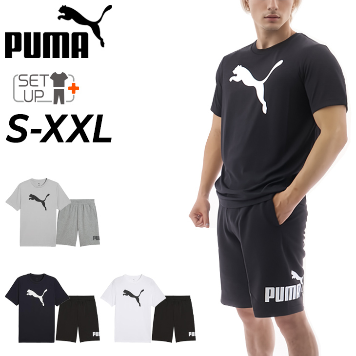 PUMA（プーマ） 半袖Tシャツ ハーフパンツ メンズ 上下 PUMA ESS