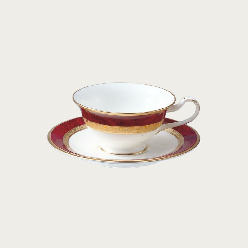 ノリタケ Noritake ティー・コーヒー碗皿 カップ＆ソーサー 220ml