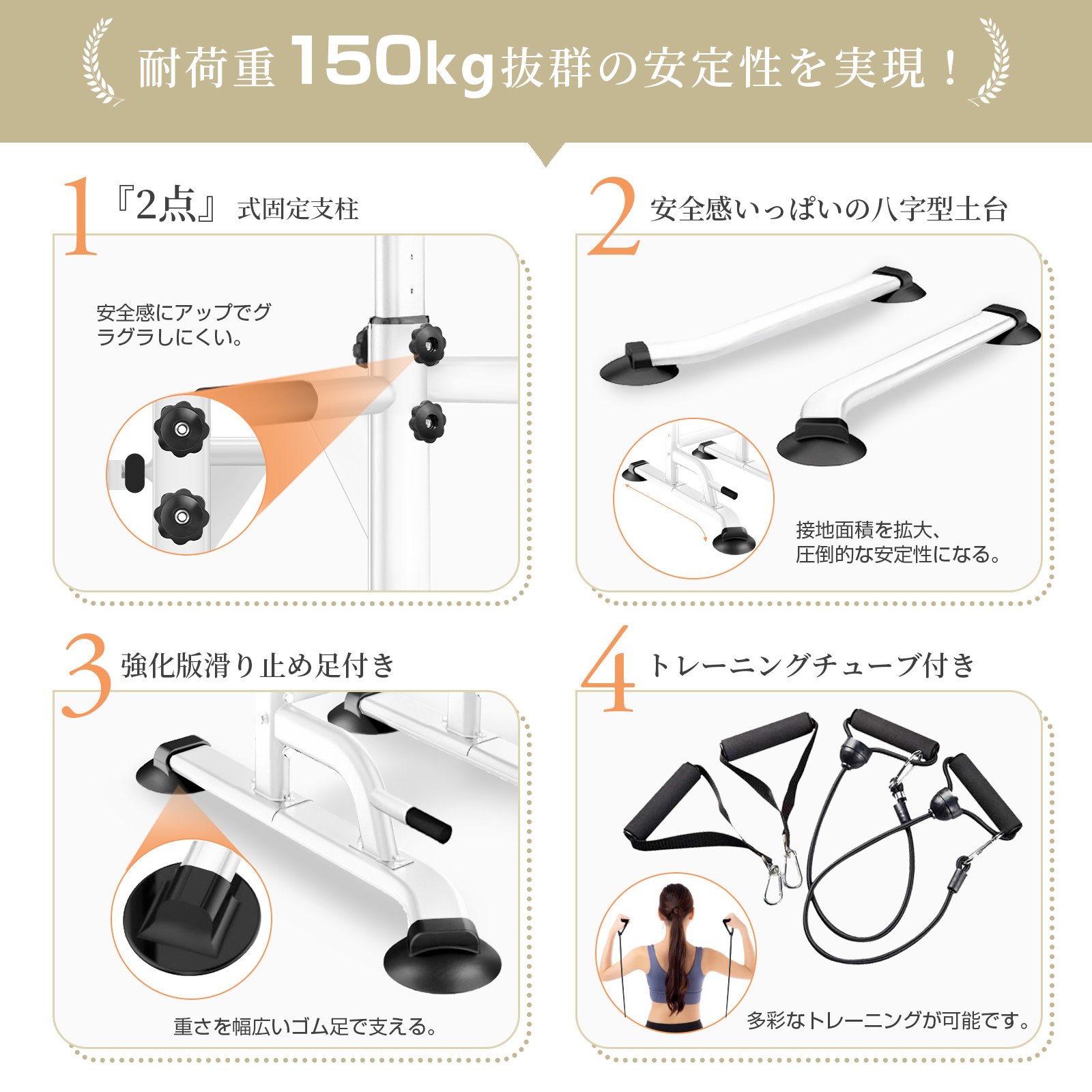 即納！ 懸垂マシン ぶら下がり健康器 チンニング 筋肉 トレーニング 耐