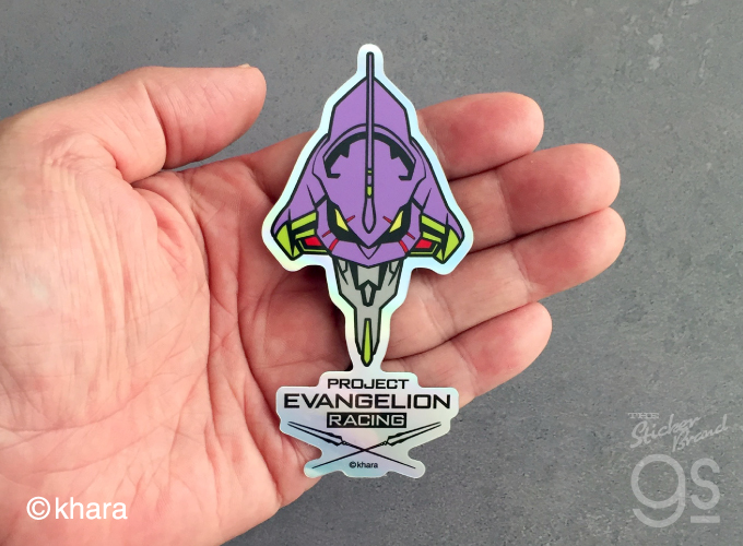 エヴァンゲリオンレーシング ホログラムステッカー 初号機 EVA RACING