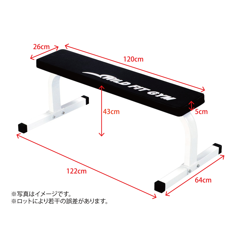 WILD FIT（ワイルドフィット） フラットベンチ / ベンチプレス