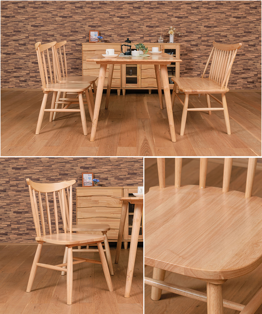 ウィンザーチェア 2脚セット 完成品 ダイニングチェア カントリー