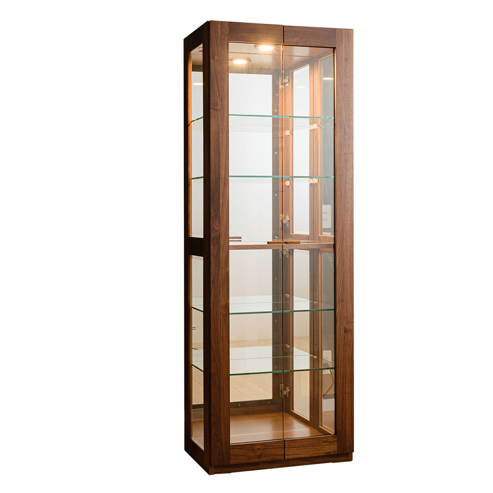 コレクションボード 日本製 大型 led 天然木 コレクションケース