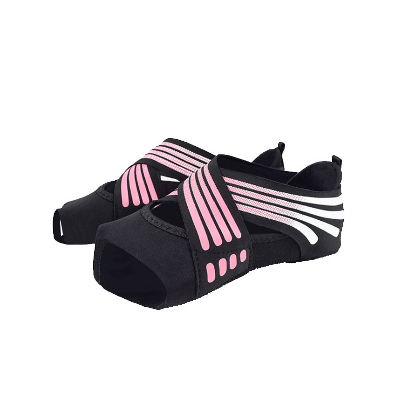 ヨガソックス シューズ 滑り止め 外反母趾 つま先なし レディース 靴下