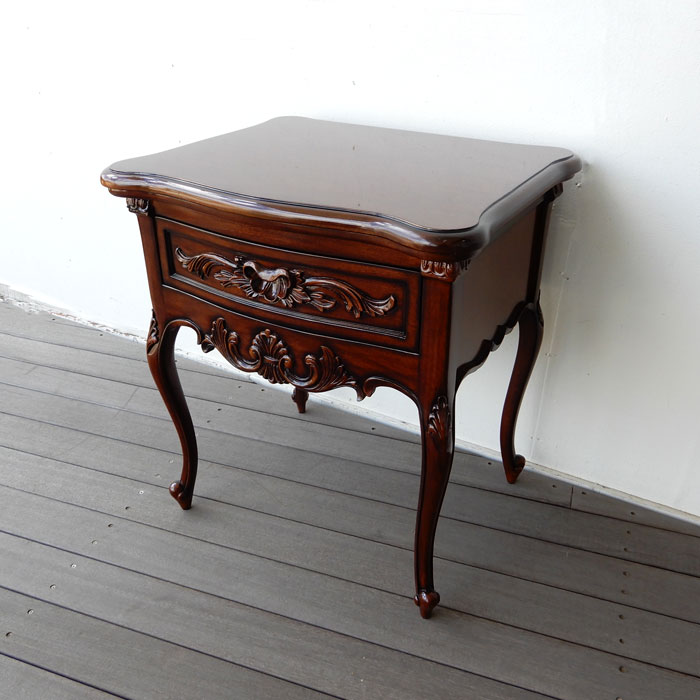 マホガニーチェスト 電話台 コンソール 花台 マホガニー コンソール