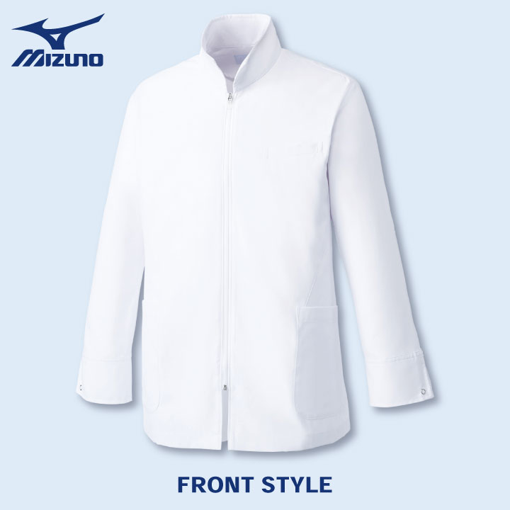 MIZUNO（ミズノ） ハーフコート メンズ 白衣 透けにくい 長袖