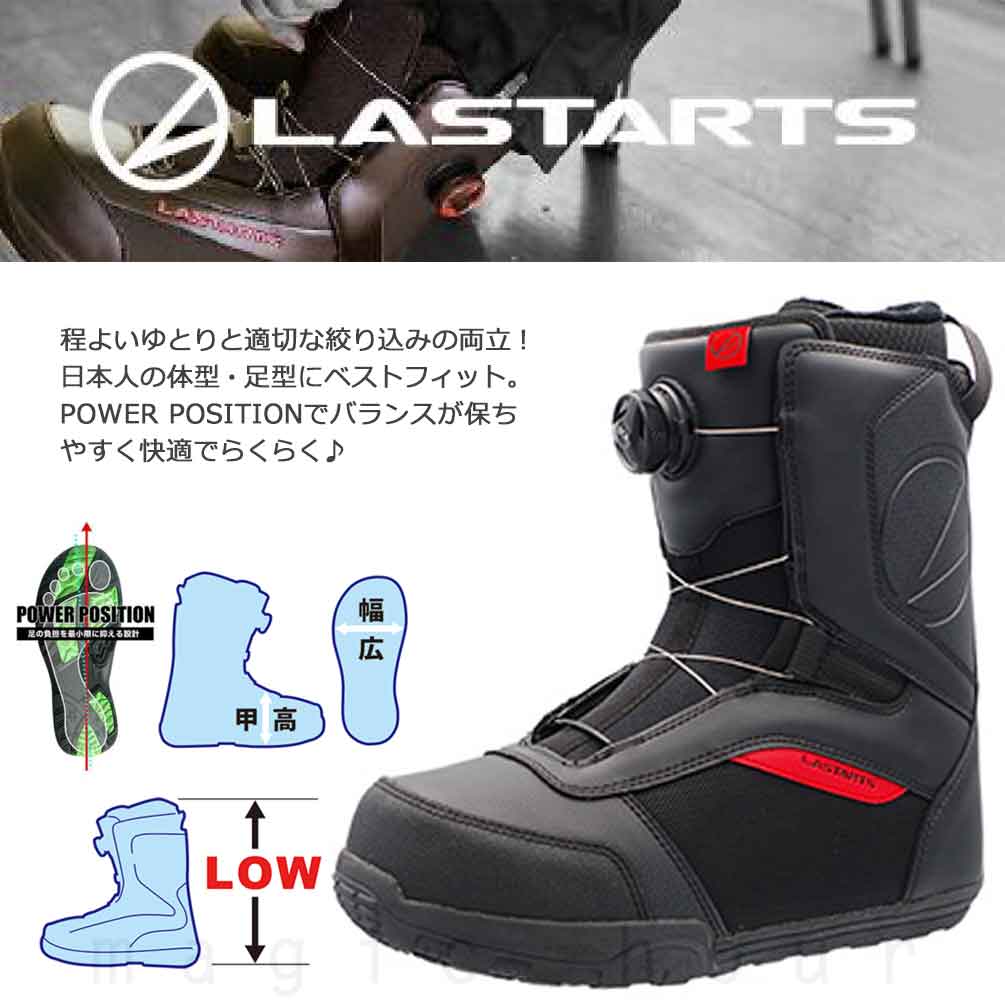 LASTARTS（ラスターツ） スノーボード ブーツ BOA メンズ レディース