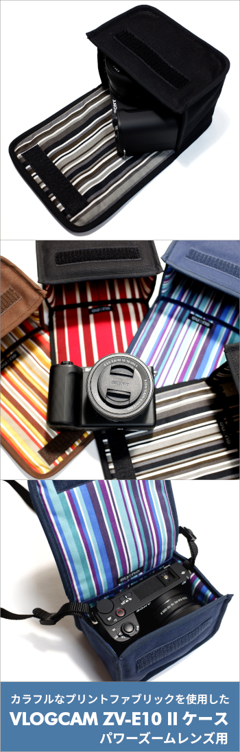 Suono（スオーノ） ソニー VLOGCAM ZV-E10 II ケース (ブラック