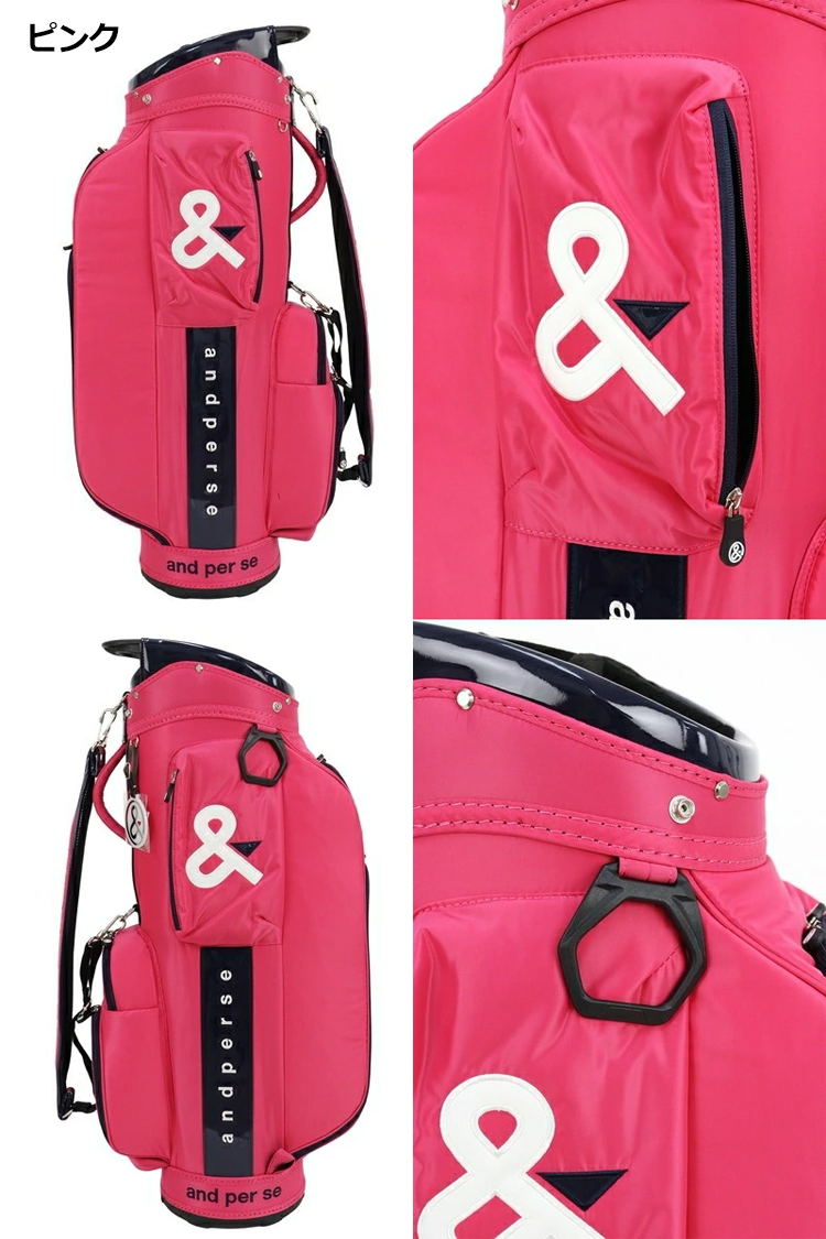 and per se（アンパスィ） ゴルフ 9.0型 キャディバッグ AUS7305