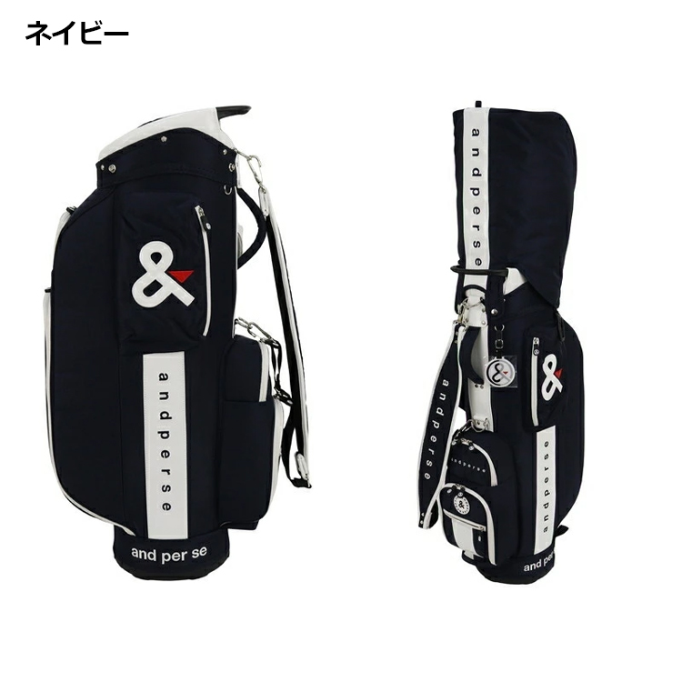 and per se（アンパスィ） ゴルフ 9.0型 キャディバッグ AUS7305