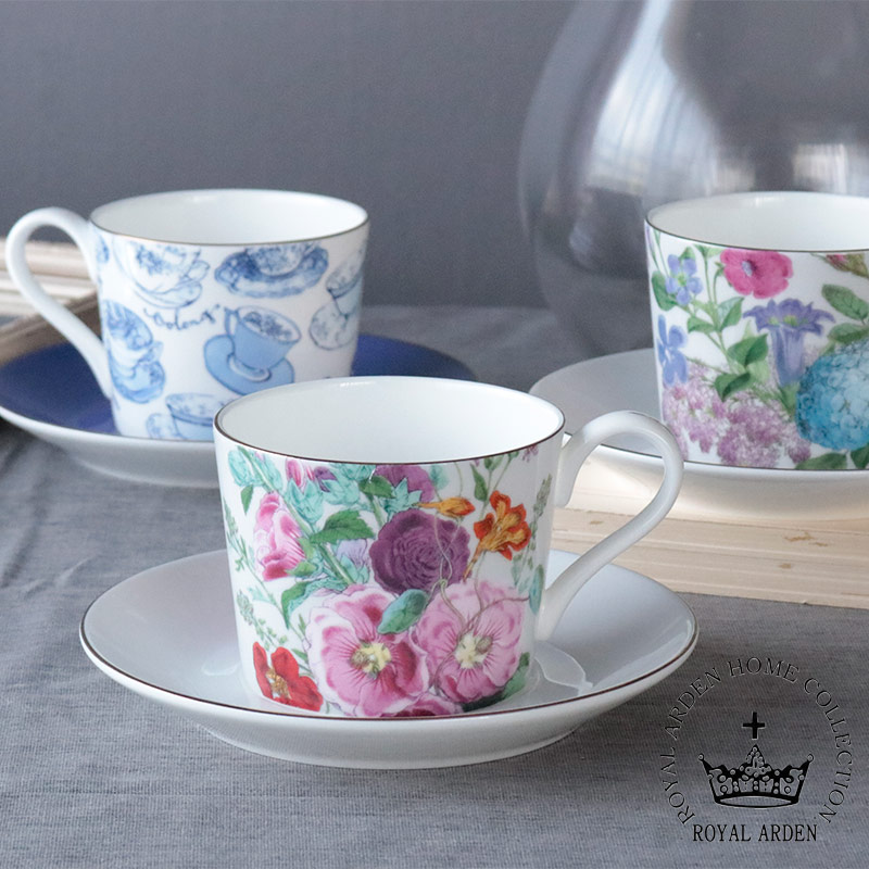 ROYAL ARDEN（ロイヤルアーデン） コーヒーカップ ソーサー 280ml 花柄