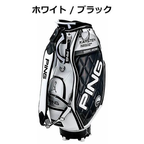 PING（ピン） キャディバッグ CB-C202 メンズ ホワイト/ネイビー 9.5