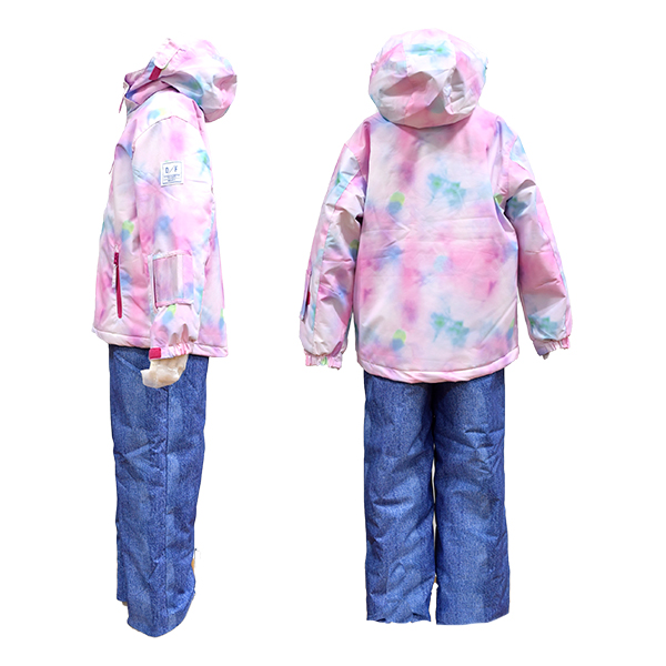 ドリームフライ dream fly キッズ ジュニア スキーウェア 上下セット