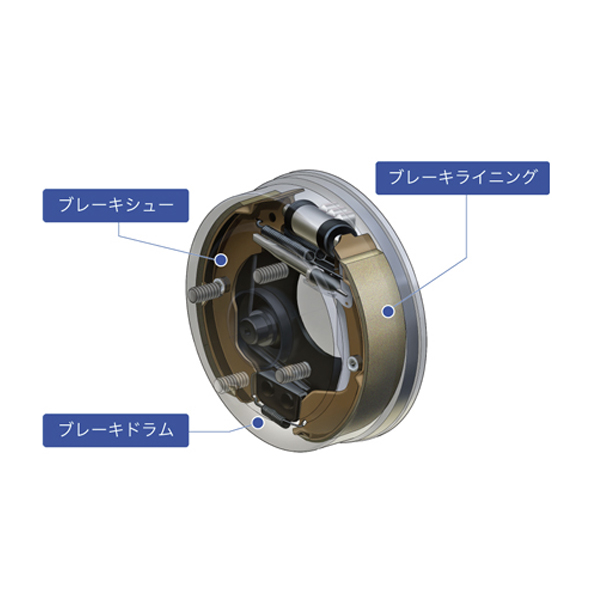 NN5548H ワゴンR MH22S ブレーキシュー 前後セット リア 曙 AKEBONO