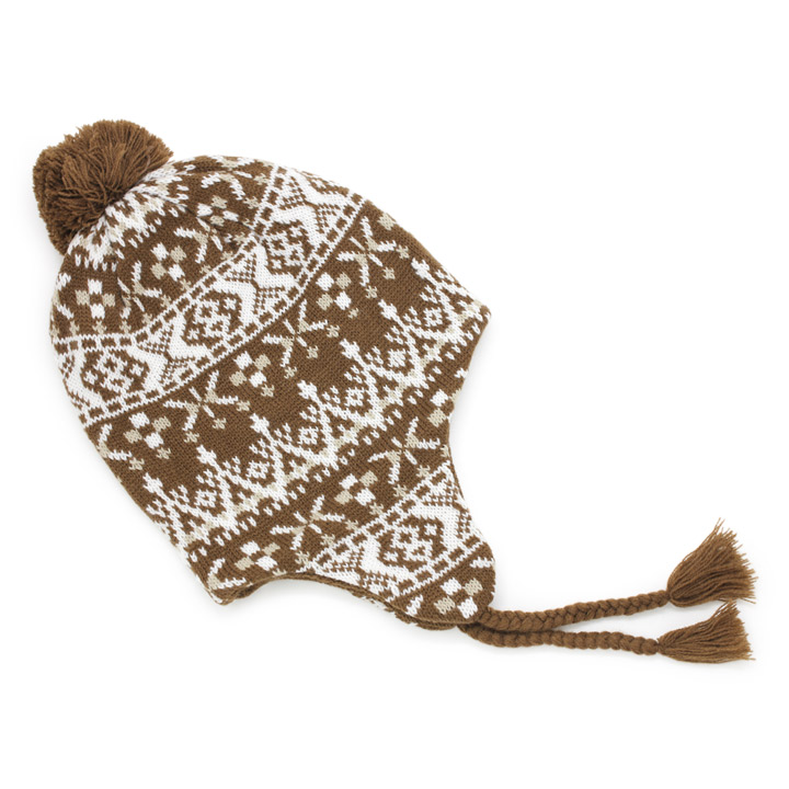 Zaction ニット帽 耳当て付き メンズ レディース ボンボン